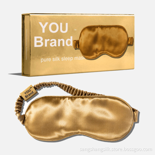 Cute Mulberry Silk Blindfold Travel Sleep Eye Mask